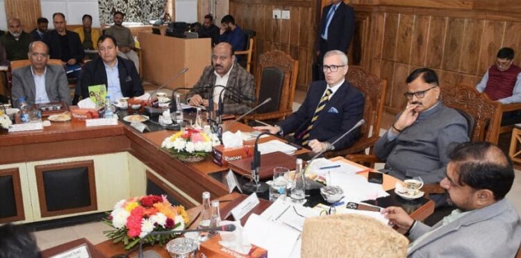 CM Omar Abdullah reviews developmental progress, implementation of government schemes in Anantnag
