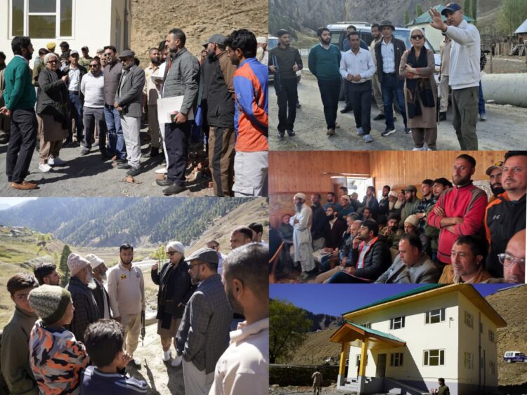 DC Bandipora Tours Tulail, Inspects Developmental Projects
