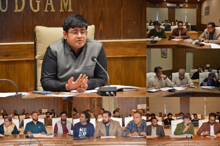 DC Budgam reviews District Capex, stresses Timely and Quality completion of Works