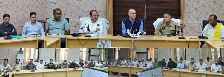 DC Kishtwar finalises arrangements for Navratri, Mahanavami and Dussehra Festivals