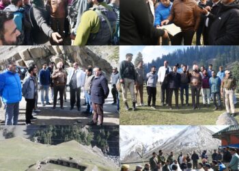 DC Shopian visits Pir Ki Gali to assess winter Preparedness and Tourist Facilities