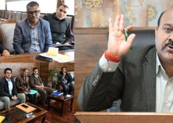 Deputy Chief Minister chairs meeting to review construction of 50 bedded SDH Hazratbal building