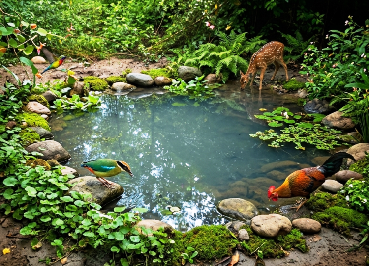 Jammu Tawi Golf Course promotes Biodiversity through New Water Bodies, Bird-Feeding Points