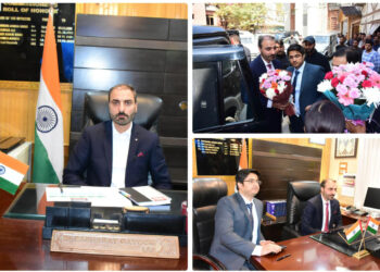Dr. Basharat Qayoom, IAS, Assumes Charge as Commissioner SMC & CEO SSCL.