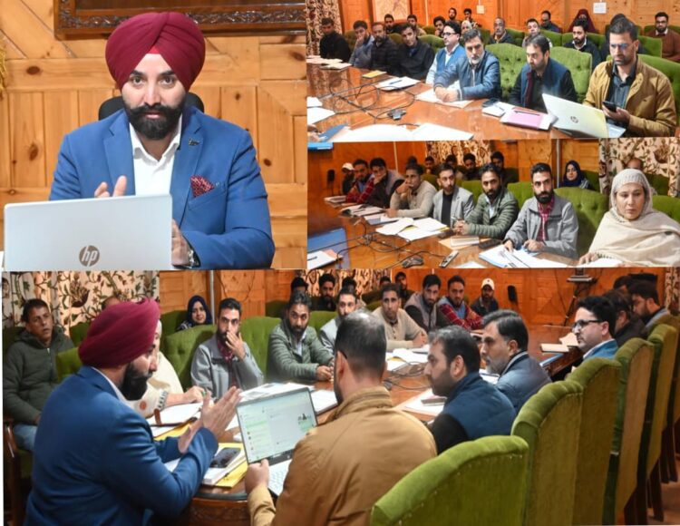 DDC Shopian Reviews performances of Jal Shakti & Irrigation Department