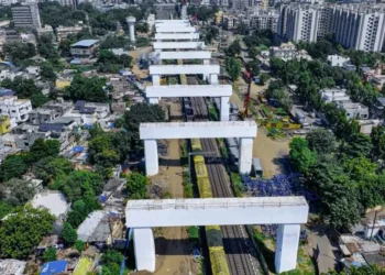 India’s first bullet train project clears major construction challenge on Delhi-Mumbai rail route in Vadodara