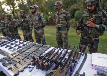 Police recover arms cache, explosives in Sopore