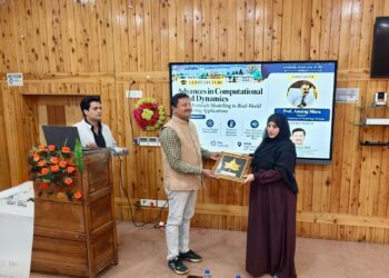 NIT Srinagar hosts lecture on advances in Computational Fluid Dynamics